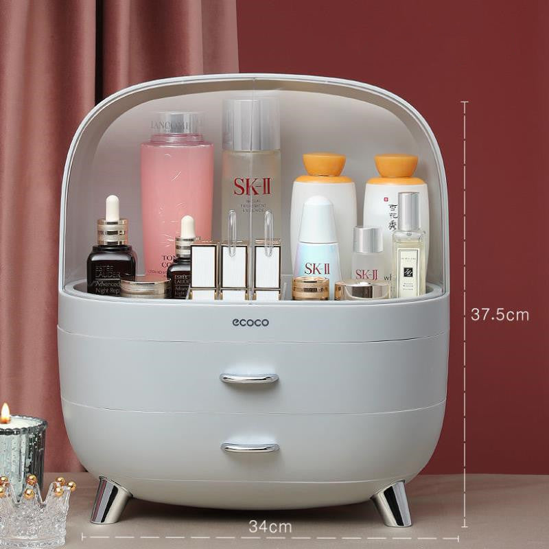 Boîte de Rangement Cosmétique | Tiroir de Bureau Anti-Poussière - Pratique et Élégante