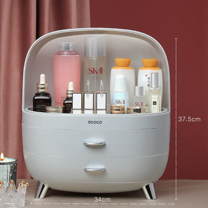 Boîte de Rangement Cosmétique | Tiroir de Bureau Anti-Poussière - Pratique et Élégante