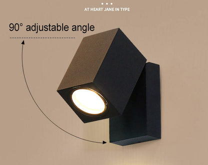 Applique Murale Extérieure Industrielle LED Noir