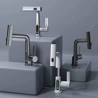 Robinet de Cuisine Flexible avec Indicateur de Température – Polyvalent, Économique et Facile à Installer