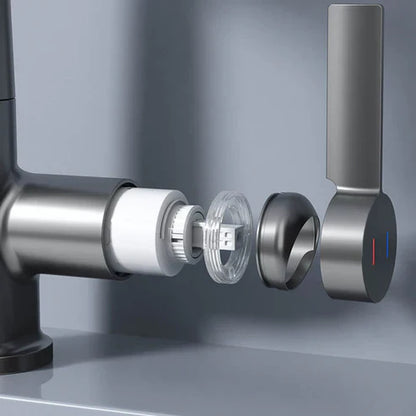 Robinet de Cuisine Flexible avec Indicateur de Température – Polyvalent, Économique et Facile à Installer