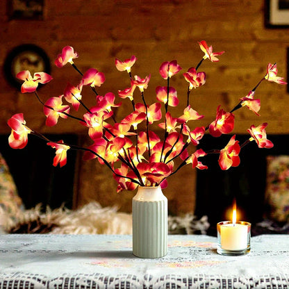 Branches Lumineuses LED, Décoratives, Fleurs & Feuilles