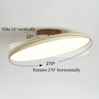Plafonnier LED Réglable Métal Rond Intérieur