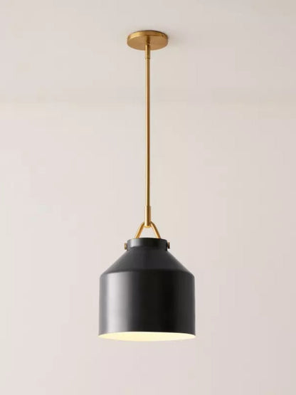 Suspension Nordique Métal Minimaliste Verre Dépoli
