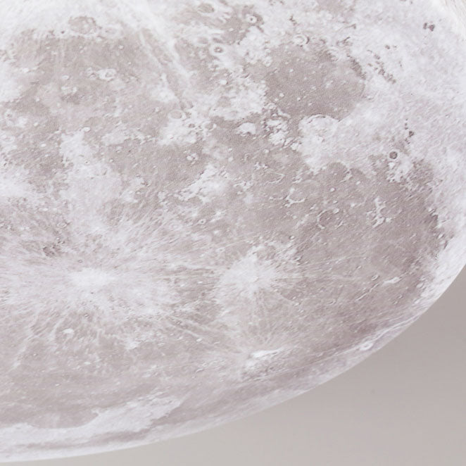 Plafonnier LED Rond Nordic Minimaliste | Lampe en Acrylique Forme Lune, Monture Encastrée