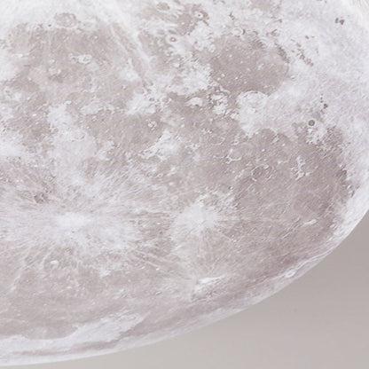 Plafonnier LED Rond Nordic Minimaliste | Lampe en Acrylique Forme Lune, Monture Encastrée