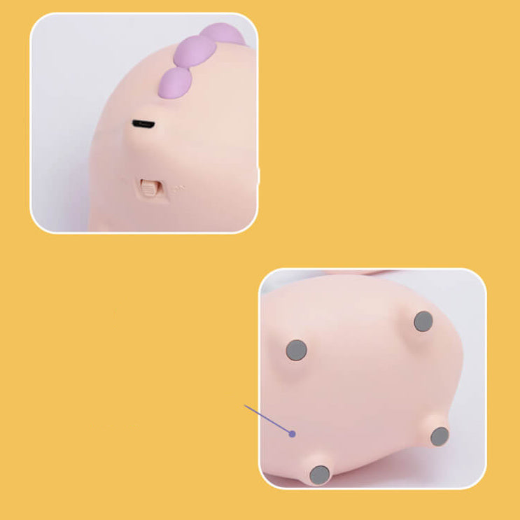 DinoGlow | Lampe de Bureau LED pour Enfants – Rechargeable et Douce pour les Yeux