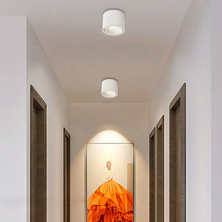 Plafonnier LED Rond Moderne | Spotlight Minimaliste avec Monture en Encastrement et Réglable