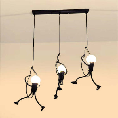 Suspension Rétro Iron Man | Lampe Originale en Métal