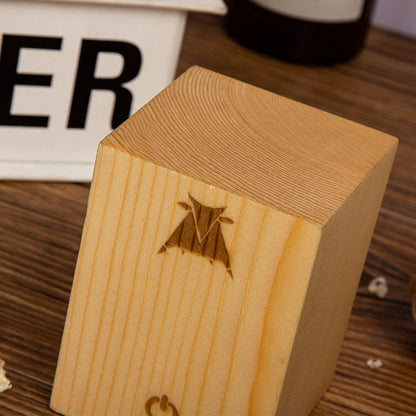 Lampe de Table Tactile LED Sans Fil en Bois Rechargeable