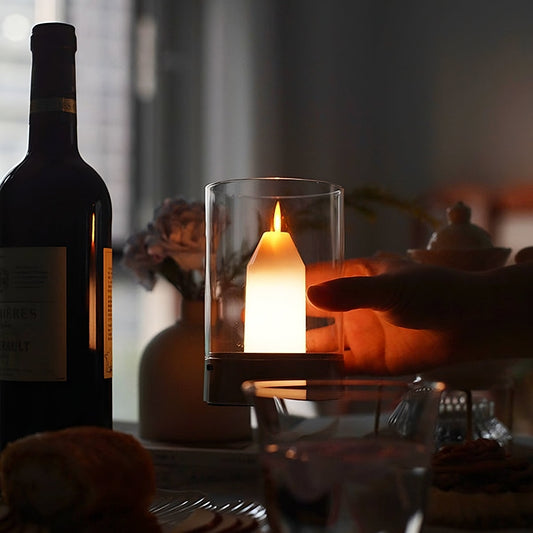 Lampe LED Effet Bougie – Contrôle Gestuel Élégant