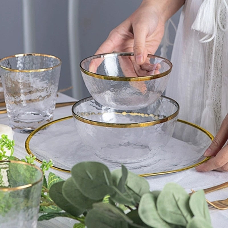 Collection de bols Opaque – Élégance moderne en verre transparent