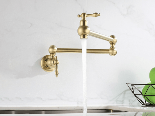 Mitigeur Mural Cuisine Savea Robinet Pot Filler Laiton
