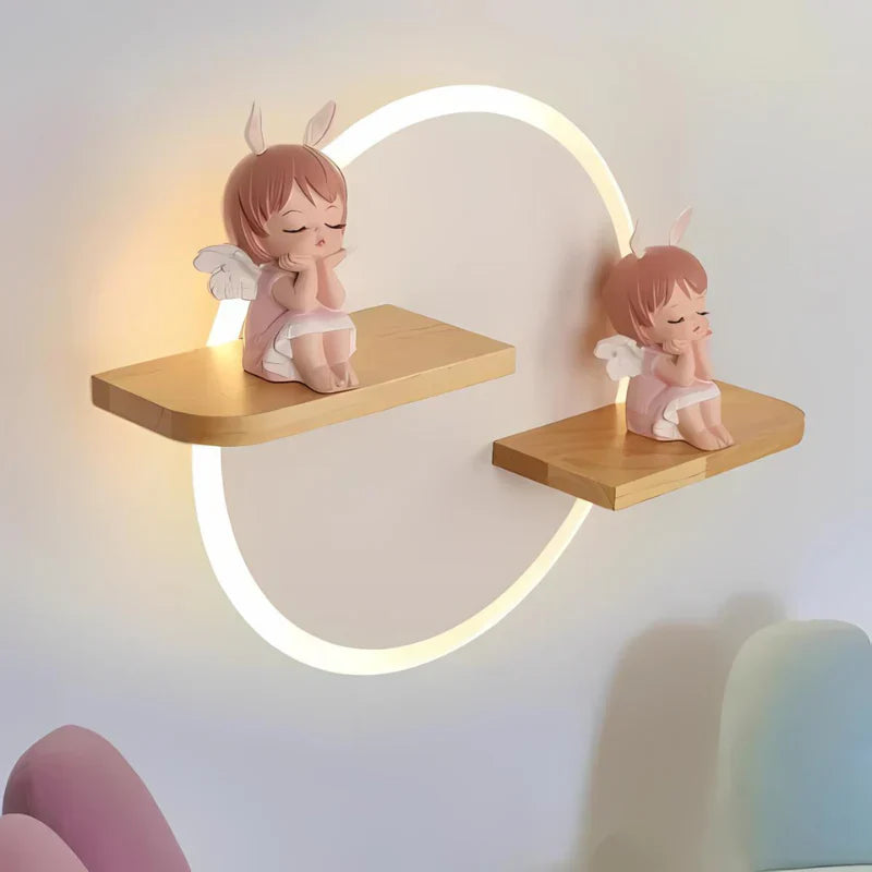 Angelight | Créative Lampe LED Murale Nordique pour Chambre d'Enfant