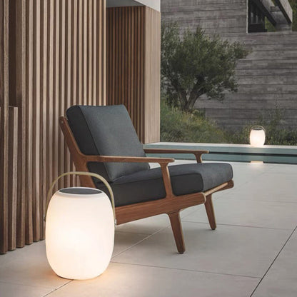 Lampe LED Solaire Portable Étanche Panier Extérieur