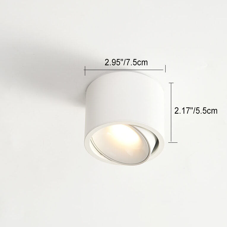 Plafonnier LED Rond Minimaliste | Spot Orientable au Design Moderne