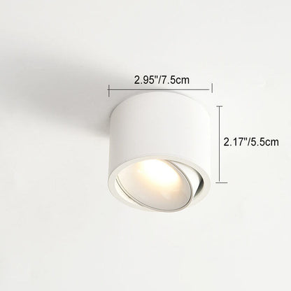 Plafonnier LED Rond Minimaliste | Spot Orientable au Design Moderne
