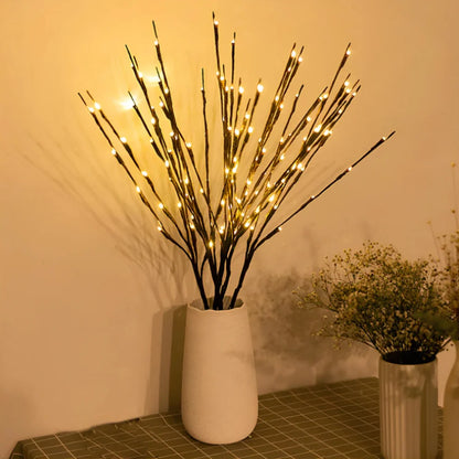Branches Lumineuses LED, Décoratives, Fleurs & Feuilles