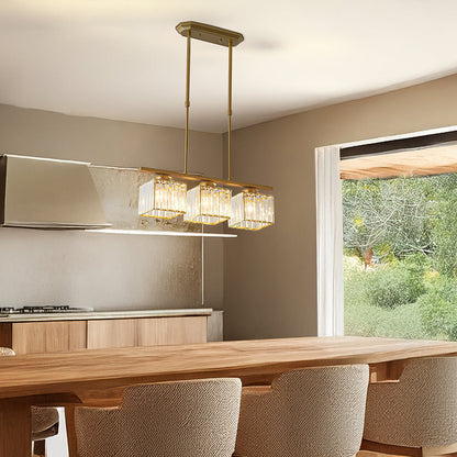 Lampes Suspendues Nordic | Designer à Multi-Têtes en Verre pour Îlot