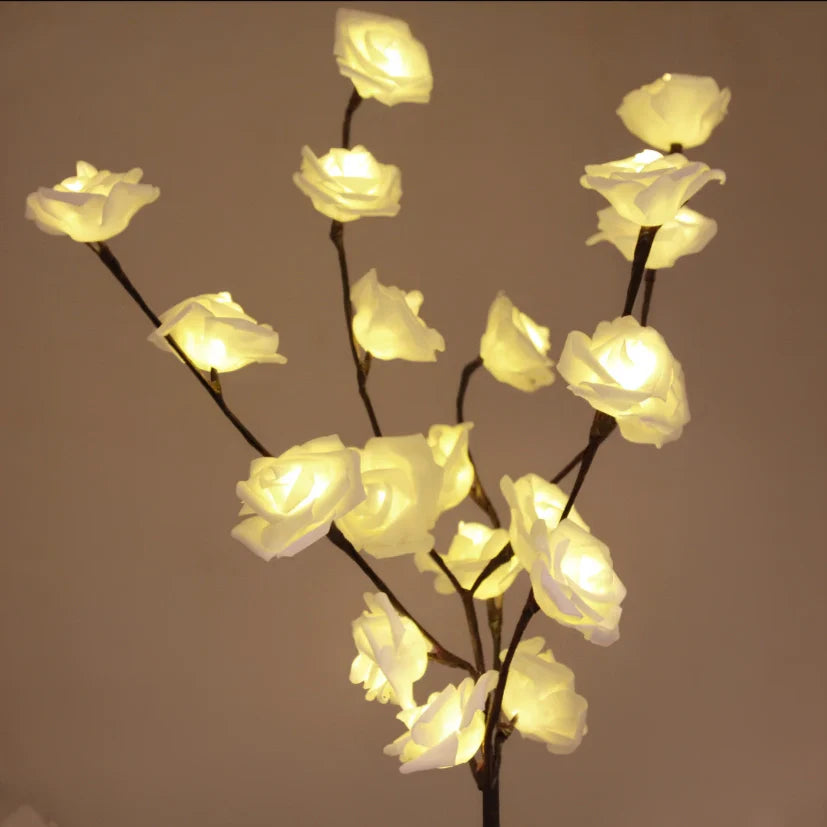 Branches Lumineuses LED, Décoratives, Fleurs & Feuilles