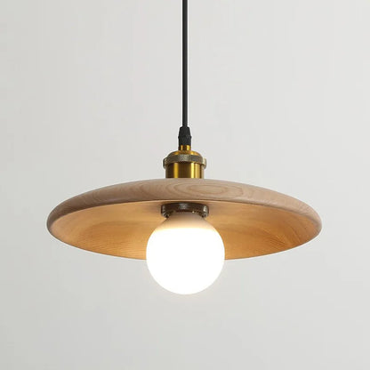 Dopwii Lampe de Plafond en Bois Fusion Artistique et Design Moderne