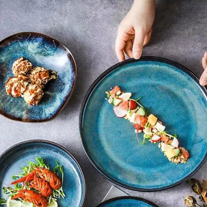 Ensemble de Vaisselle 11 Pièces Ocean Breeze – Élégance Côtière au Quotidien