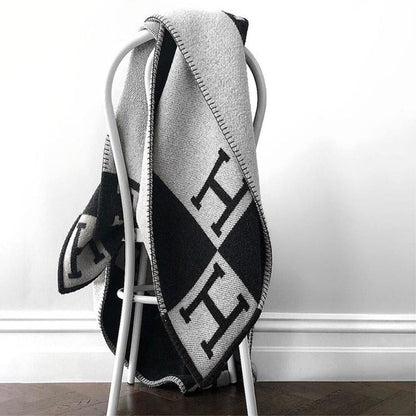 Plaid Luxueux Laine & Cachemire, 140 x 170 cm