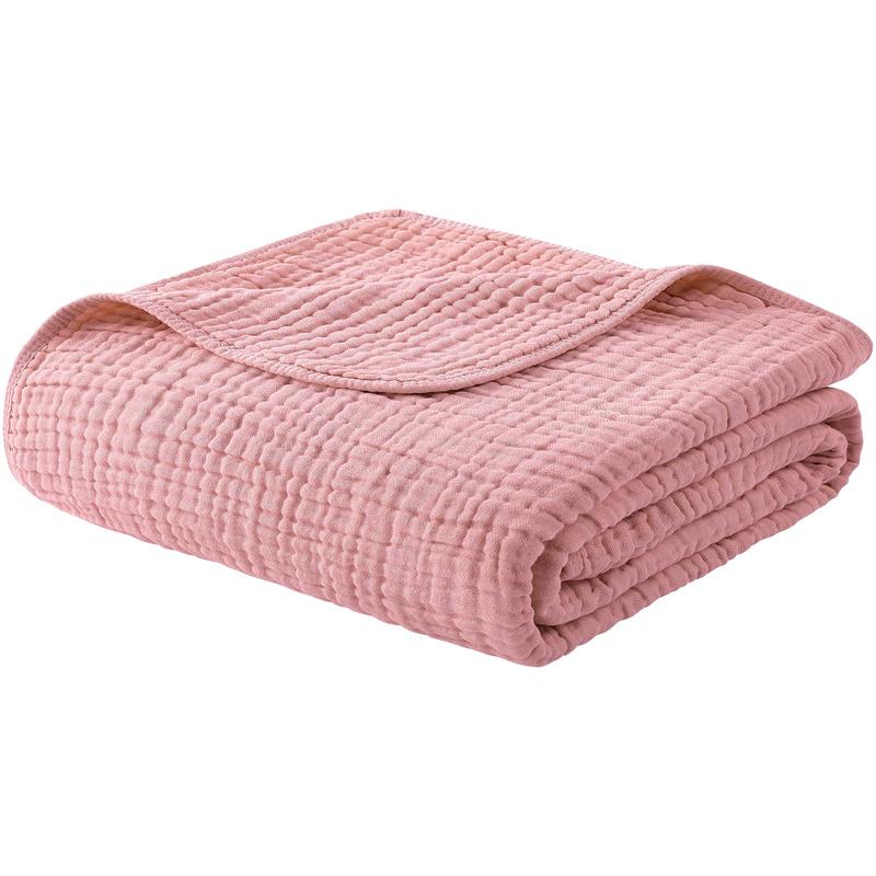 Couverture Mousseline 100% Coton Douce et Légère