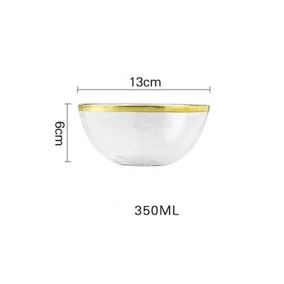 Collection de bols Opaque – Élégance moderne en verre transparent