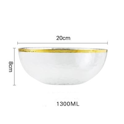 Collection de bols Opaque – Élégance moderne en verre transparent