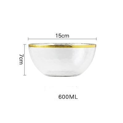 Collection de bols Opaque – Élégance moderne en verre transparent