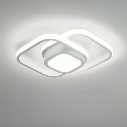 Lampe LED Moderne | Design Créatif à 2 Anneaux et Éclairage Stylé