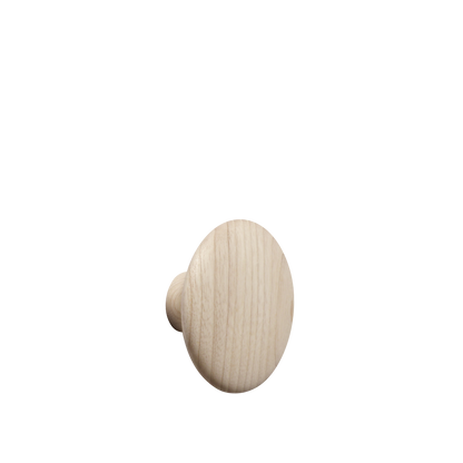 Crochets Muraux Dots en Bois – Set de 5 Crochets Sculpturaux pour Entrée, Chambre ou Bureau