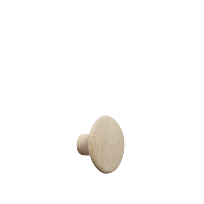 Crochets Muraux Dots en Bois – Set de 5 Crochets Sculpturaux pour Entrée, Chambre ou Bureau