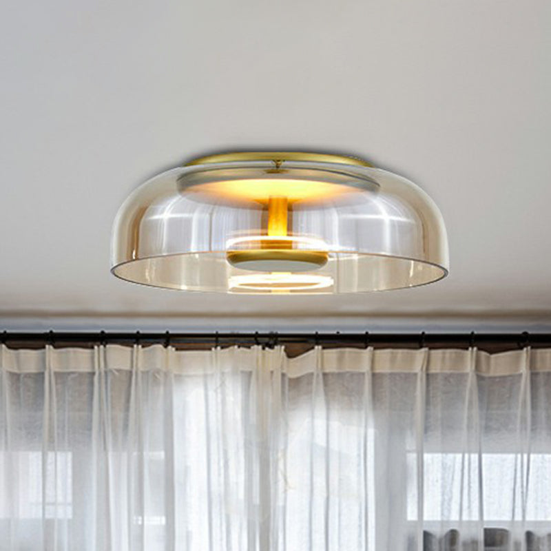 Lampe Plafonnier LED Bowl | Moderne en Verre - Éclairage pour Entrée