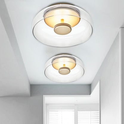 Lampe Plafonnier LED Bowl | Moderne en Verre - Éclairage pour Entrée