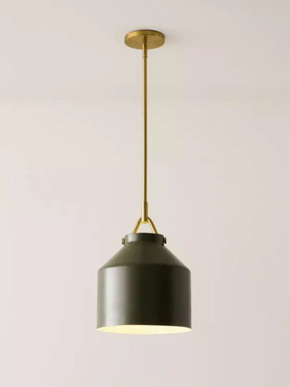 Suspension Nordique Métal Minimaliste Verre Dépoli