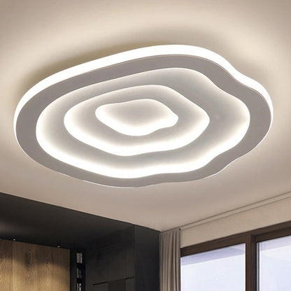 Lampe Plafonnier Ondulée | Éclairage LED Blanc Chaud et Froid