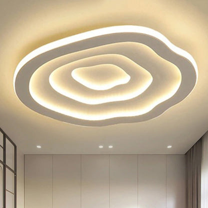 Lampe Plafonnier Ondulée | Éclairage LED Blanc Chaud et Froid
