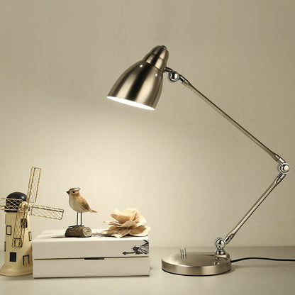 Lampe de Bureau Métal à Bras Articulé Industriel