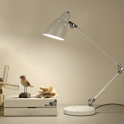 Lampe de Bureau Métal à Bras Articulé Industriel