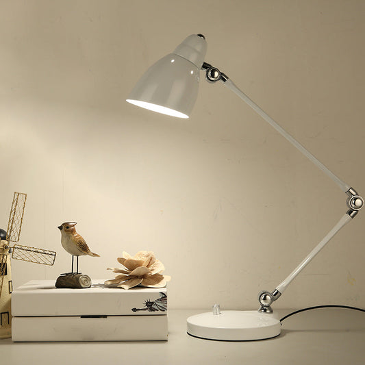 Lampe de Bureau Métal à Bras Articulé Industriel