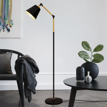 Lampe sur Pied Nordique Métal – Abat-jour Orientable