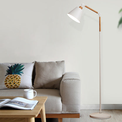 Lampe sur Pied Nordique Métal – Abat-jour Orientable