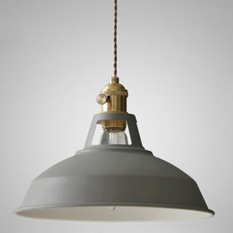 Suspension Industrielle Rétro en Métal 1 Lampe – Parfaite pour Restaurant