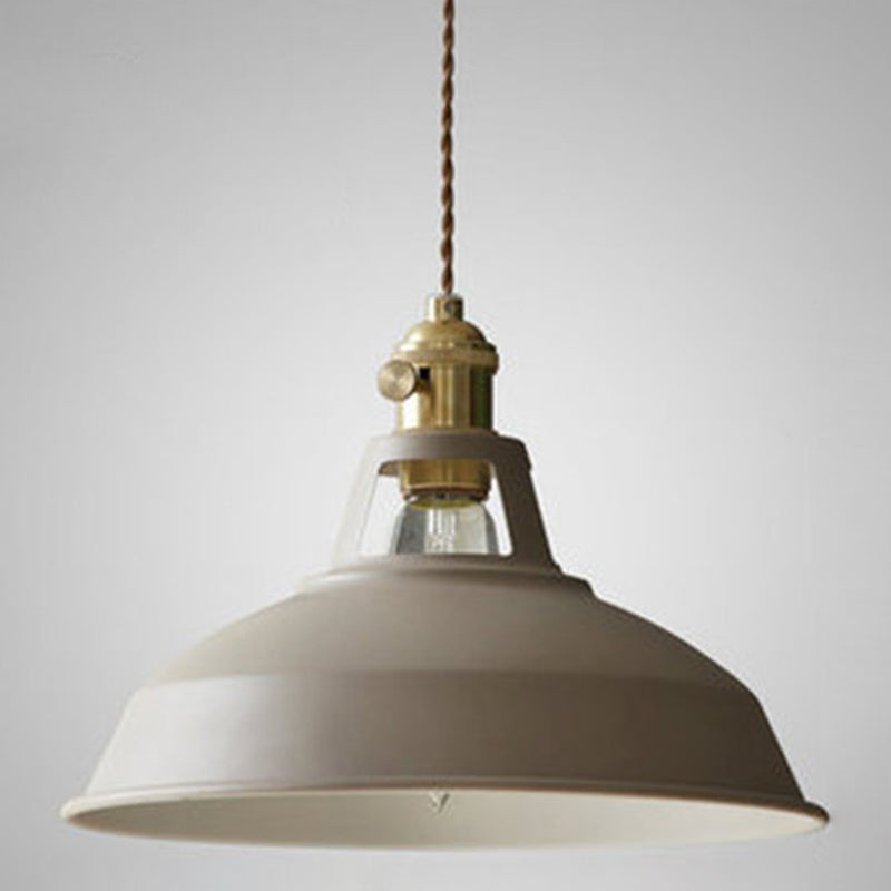 Suspension Industrielle Rétro en Métal 1 Lampe – Parfaite pour Restaurant