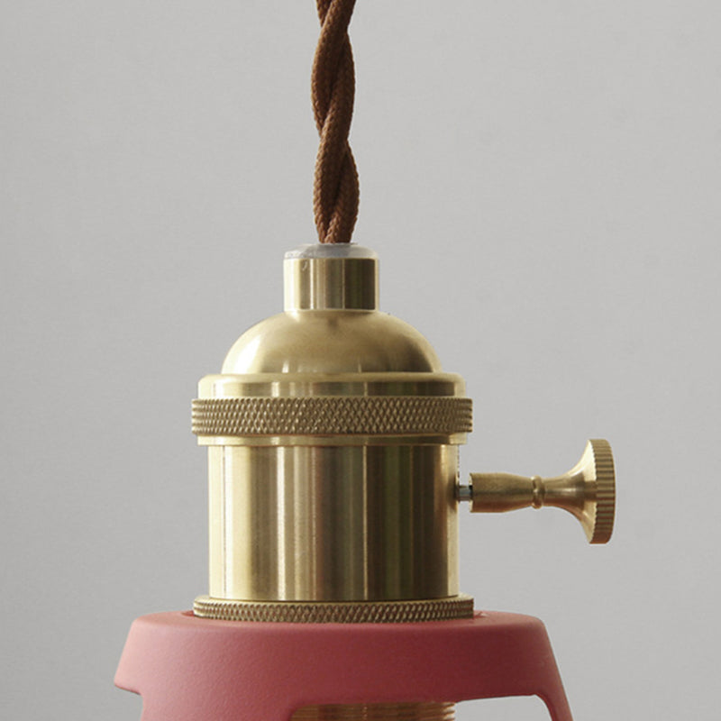 Suspension Industrielle Rétro en Métal 1 Lampe – Parfaite pour Restaurant