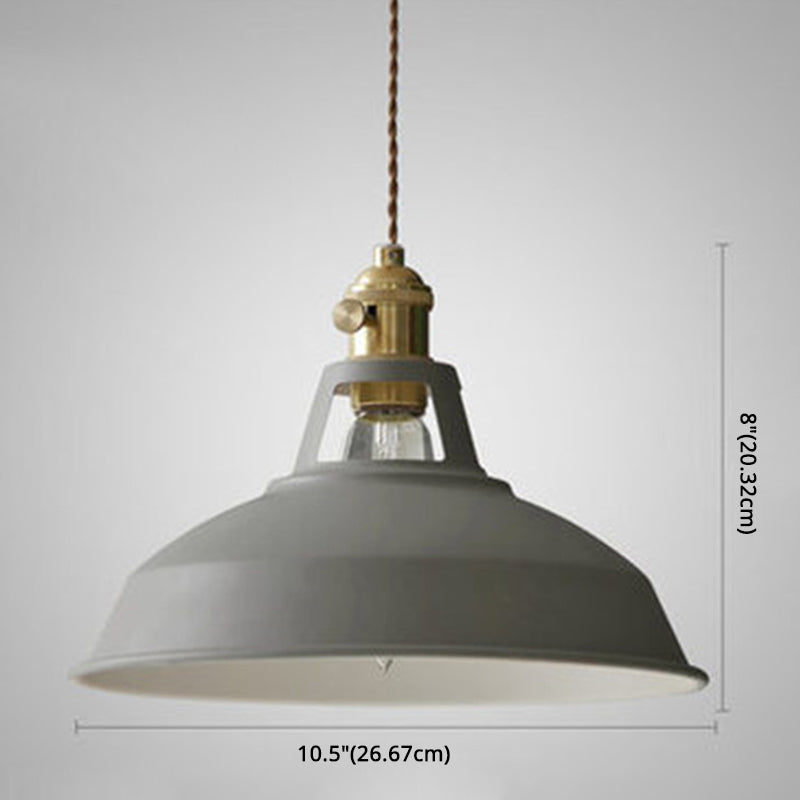 Suspension Industrielle Rétro en Métal 1 Lampe – Parfaite pour Restaurant