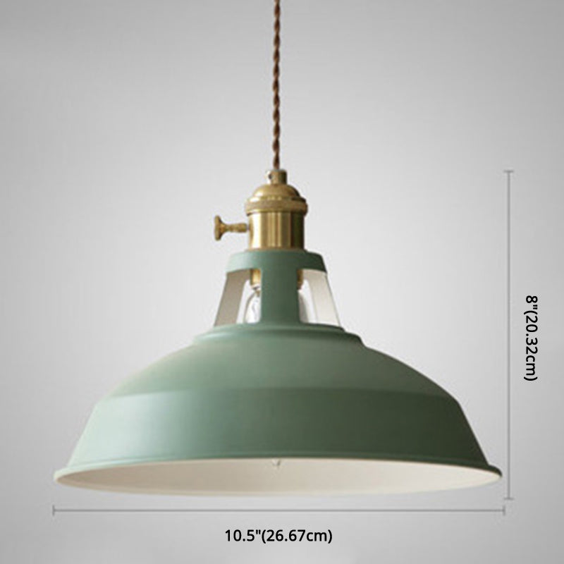 Suspension Industrielle Rétro en Métal 1 Lampe – Parfaite pour Restaurant