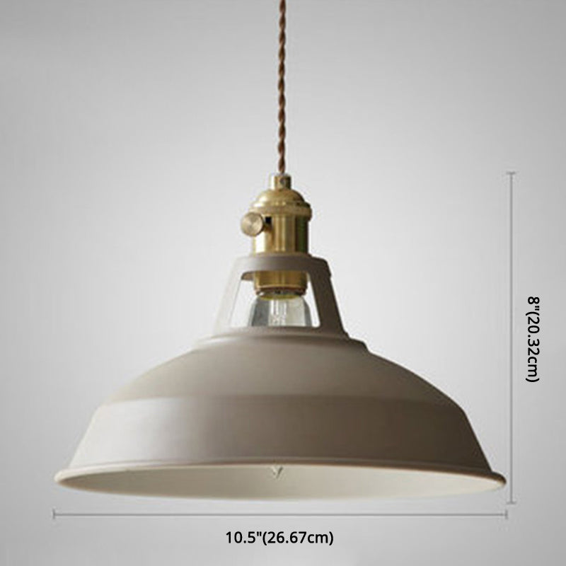 Suspension Industrielle Rétro en Métal 1 Lampe – Parfaite pour Restaurant